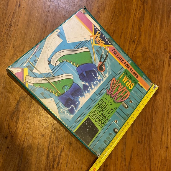 Vintage 1992 Trapper Keeper RARE Parallel Universe chucks school - Picture 8 of 8